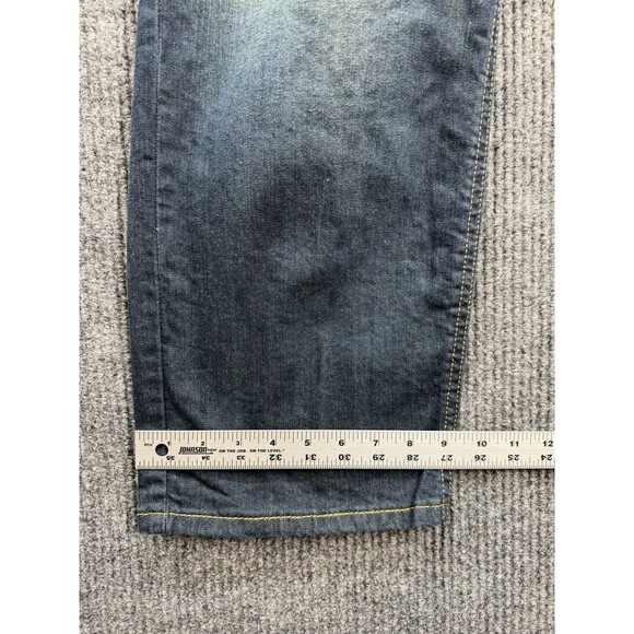 Levis 541 Jeans Mens 48x30 Athletic Taper Fit Midnight Wash Blue Stretch Denim - Picture 11 of 12